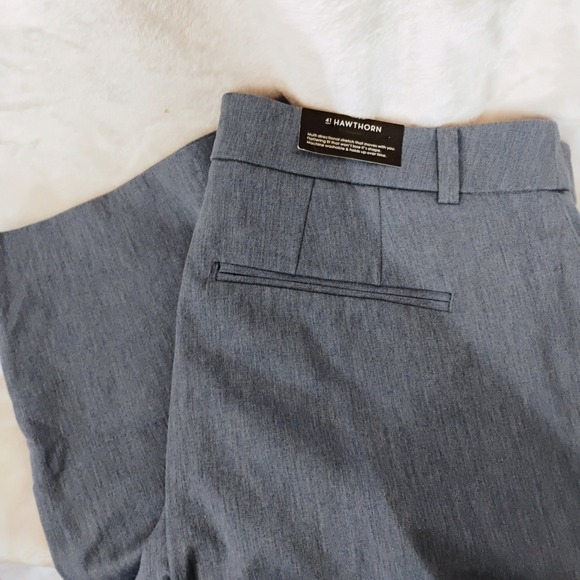 41 Hawthorn Pants - 41 Hawthorn Women 18 W Blue Grey Adjustable Hem Stretch Dress Pants Trousers NWT